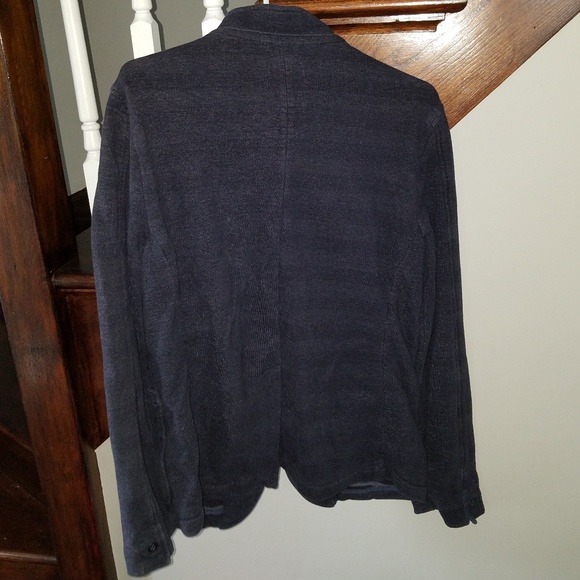 Grayers M Navy button up cotton jacket - Picture 2 of 3